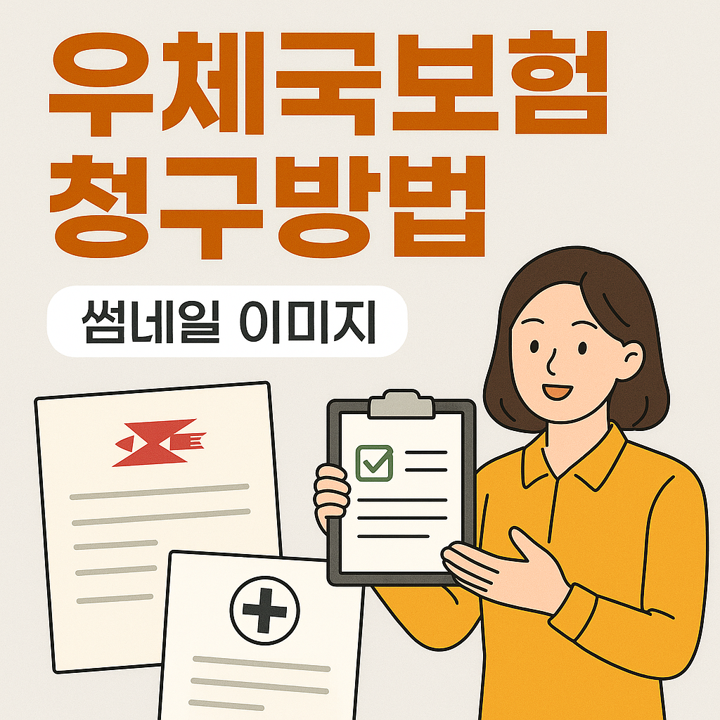 우체국보험 청구방법