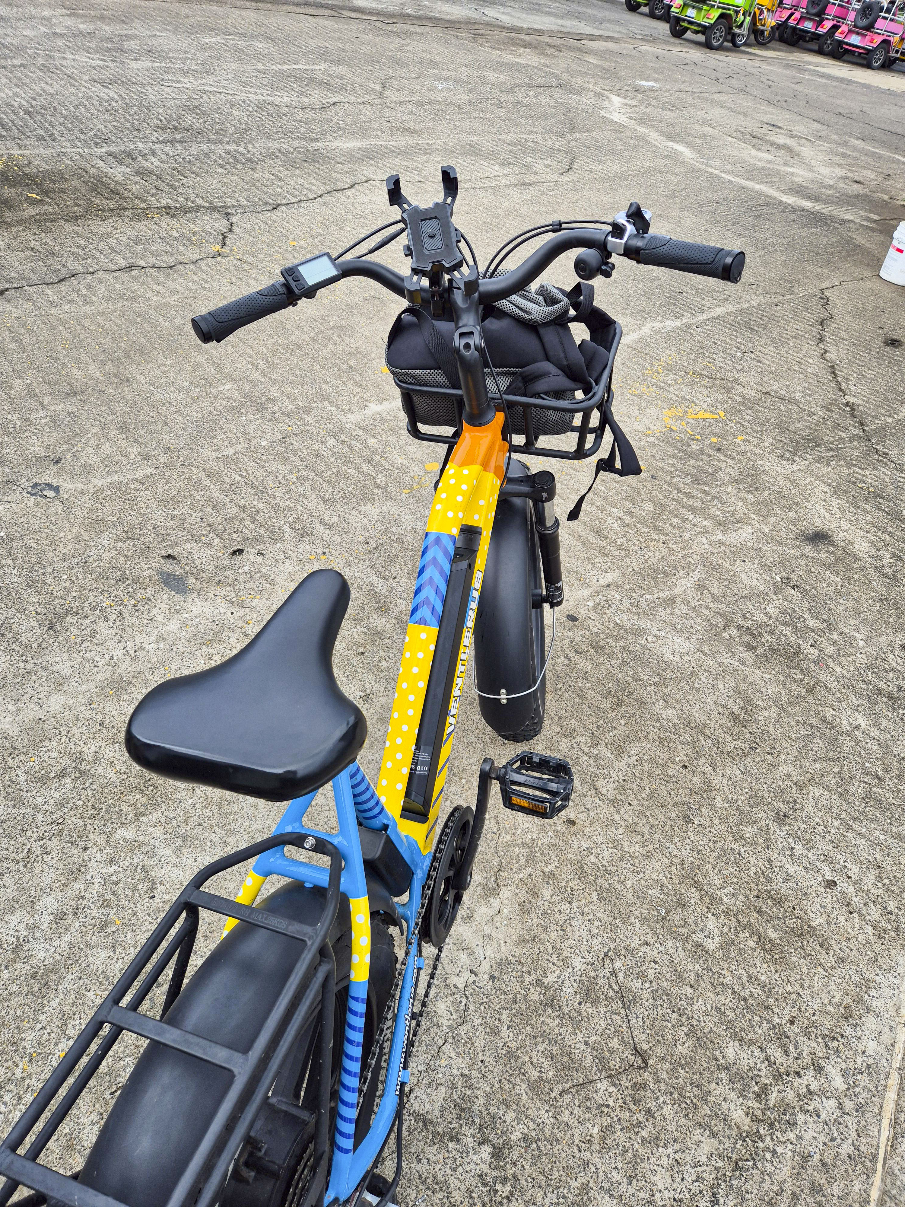 우도에서 빌리는 전기자전거