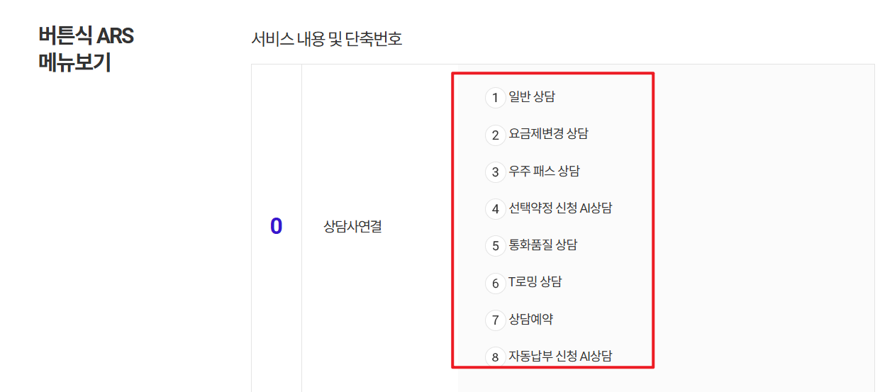 SKT고객센터 전화번호 