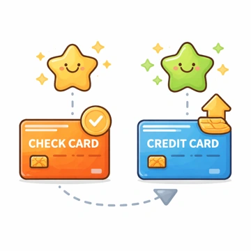 체크카드 신용카드 사용에 따른 신용점수 차이 설명16