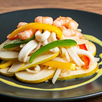 배 해물 샐러드