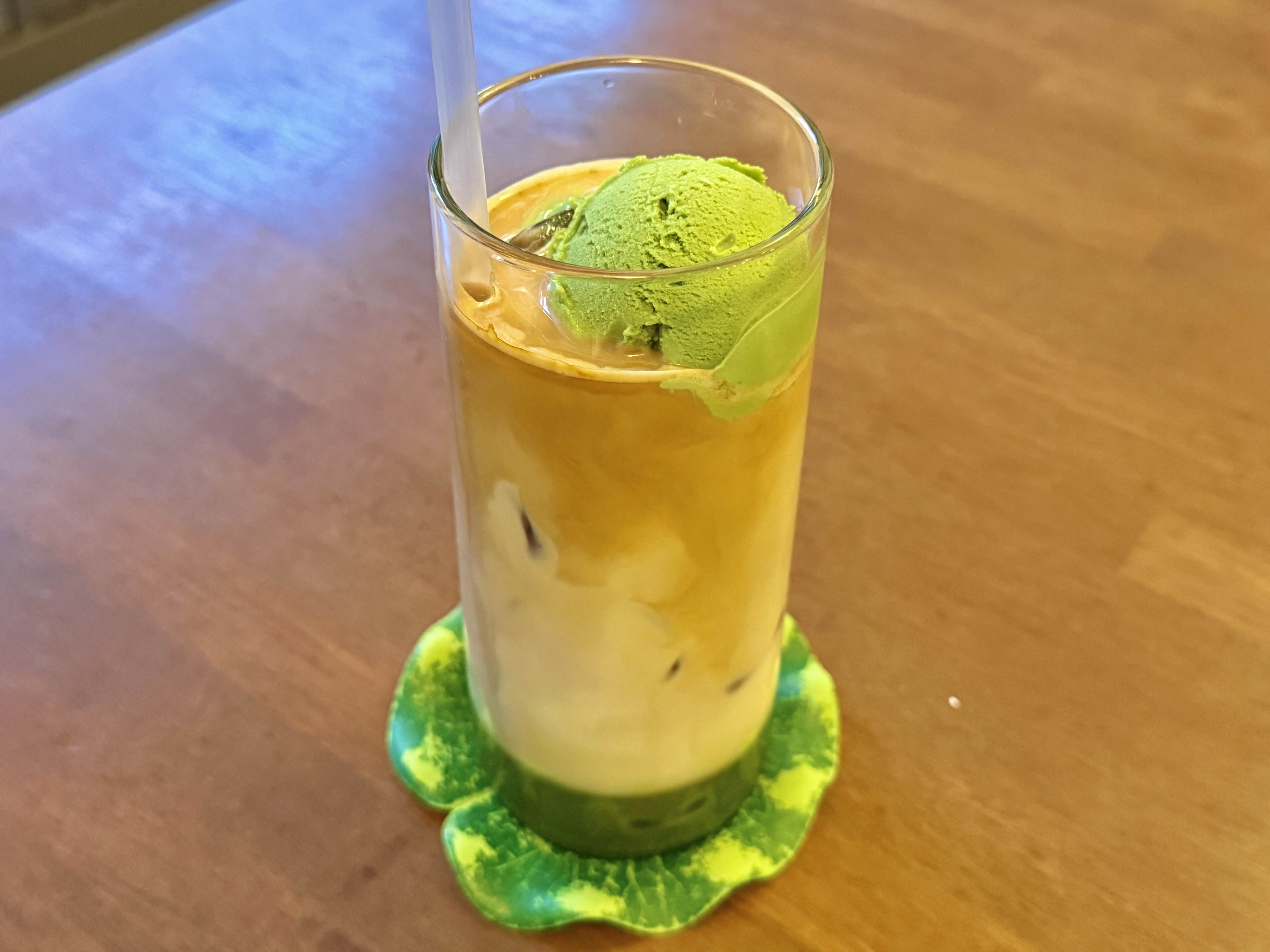 윤숲 후르츠산도점의 말차말차라떼 이미지