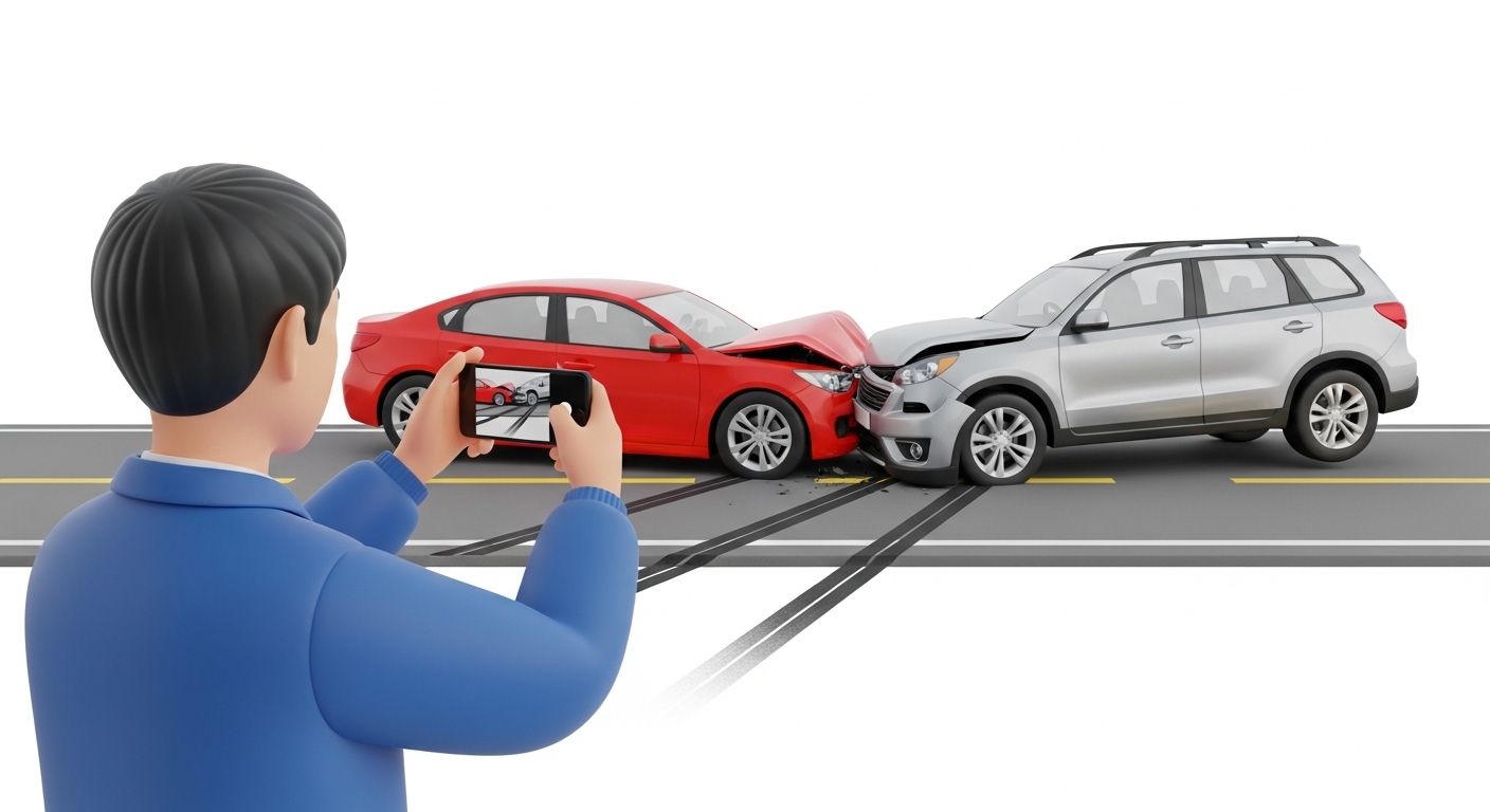 교통사고증거확보, 차선변경사고