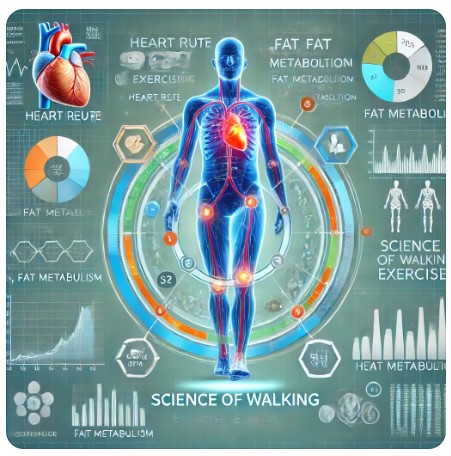 걷기 운동의 과학 이미지