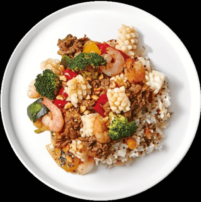 작은 식판 원 플레이트 식사