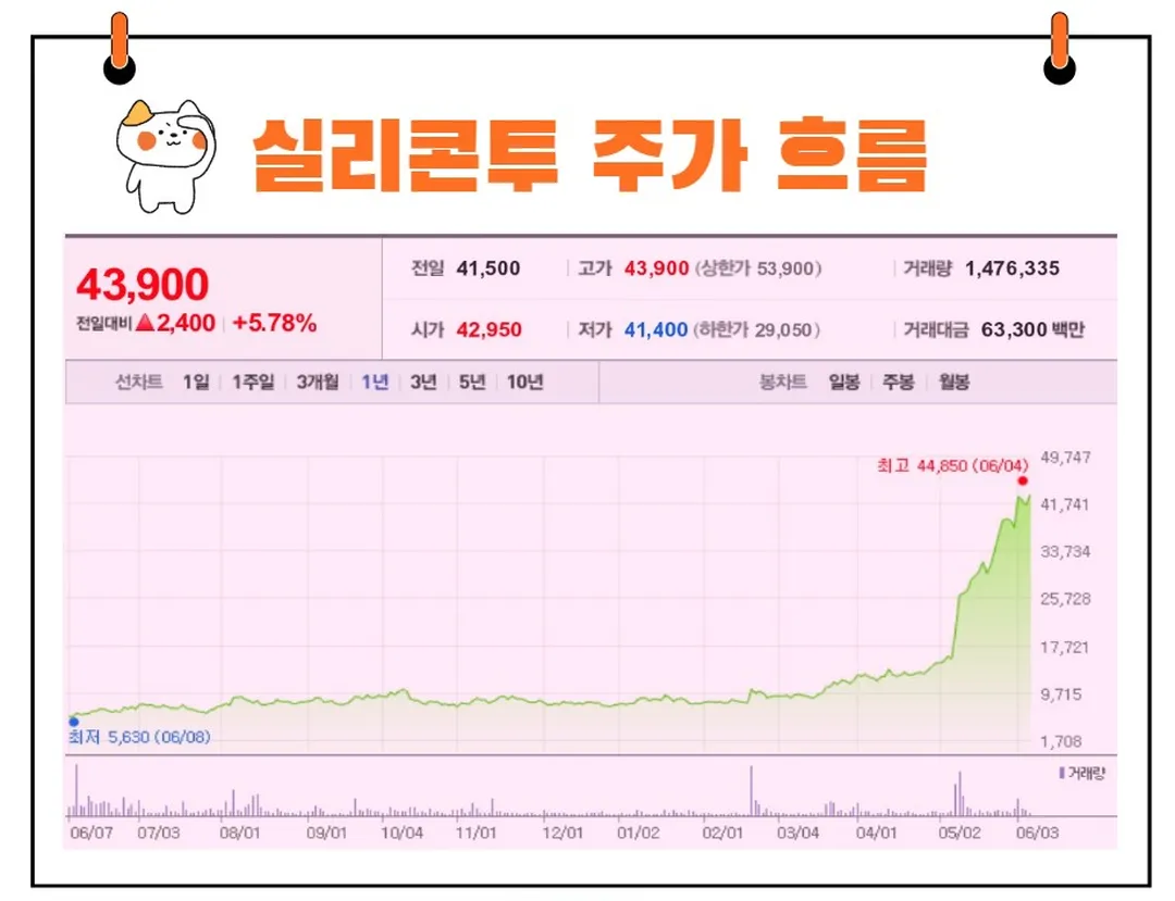 실리콘투 주가