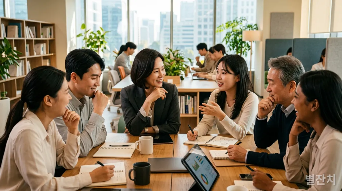 인간 중심 리더십으로 직원들의 참여를 이끌어내는 한국 팀