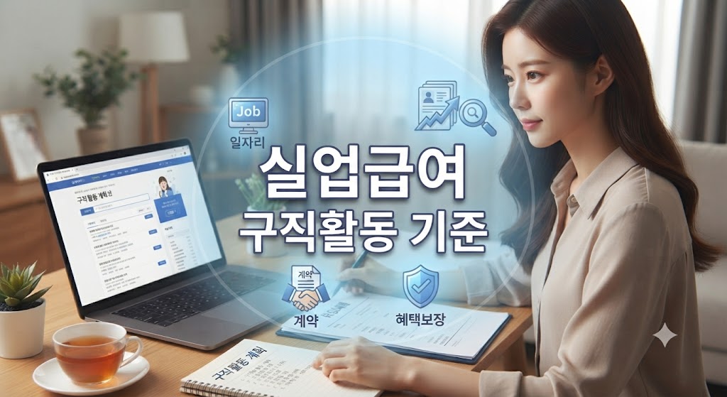 실업급여를 받으면서 구직활동하는 청년