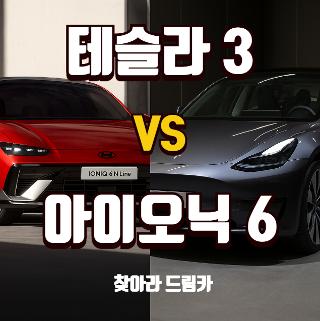테슬라 3 vs 아이오닉 6