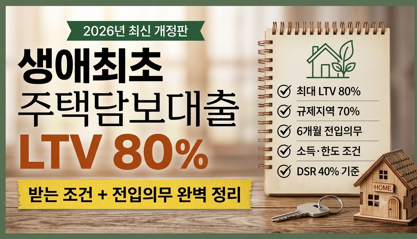 생애최초 LTV 80%