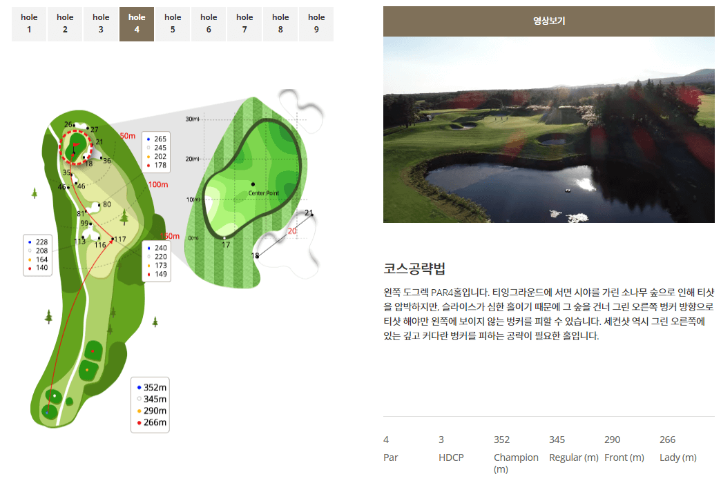 해비치 제주 컨트리클럽 밸리코스 4