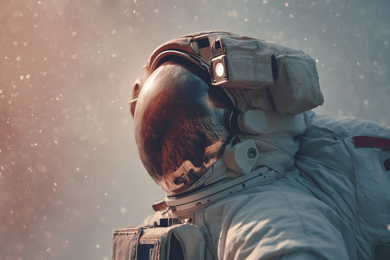 우주복을-입은-사람-이미지