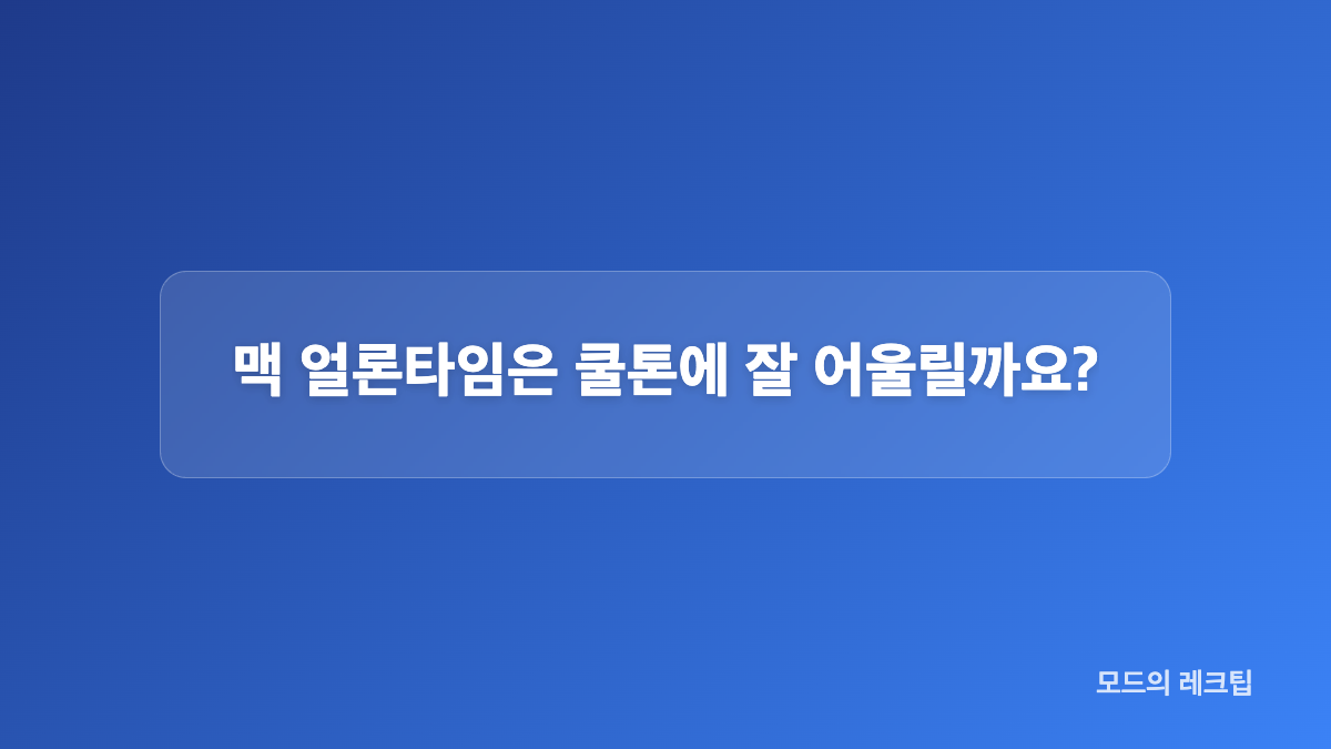 맥 얼론타임 가격과 3.5g 용량