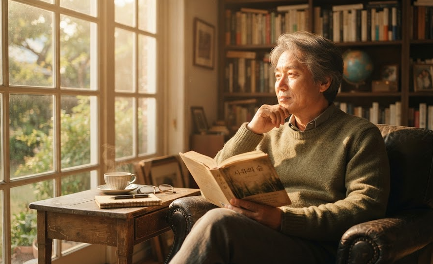 50대 중년의 독서와 인문학적 사유 이미지)