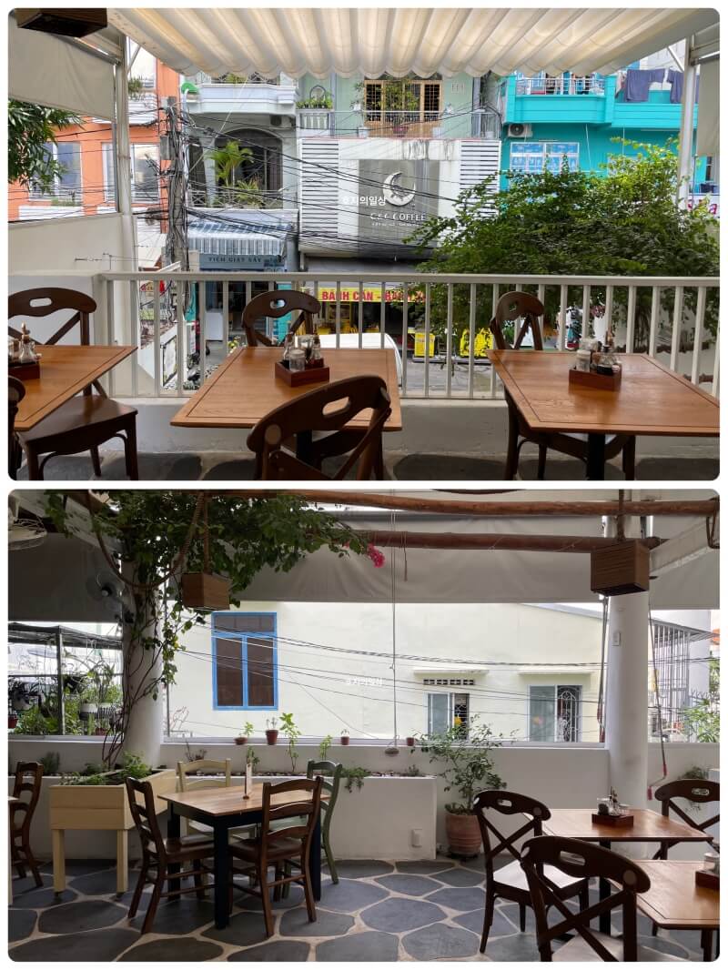 나트랑 시내 피자&파스타 맛집 라칼라 - 2층 뷰