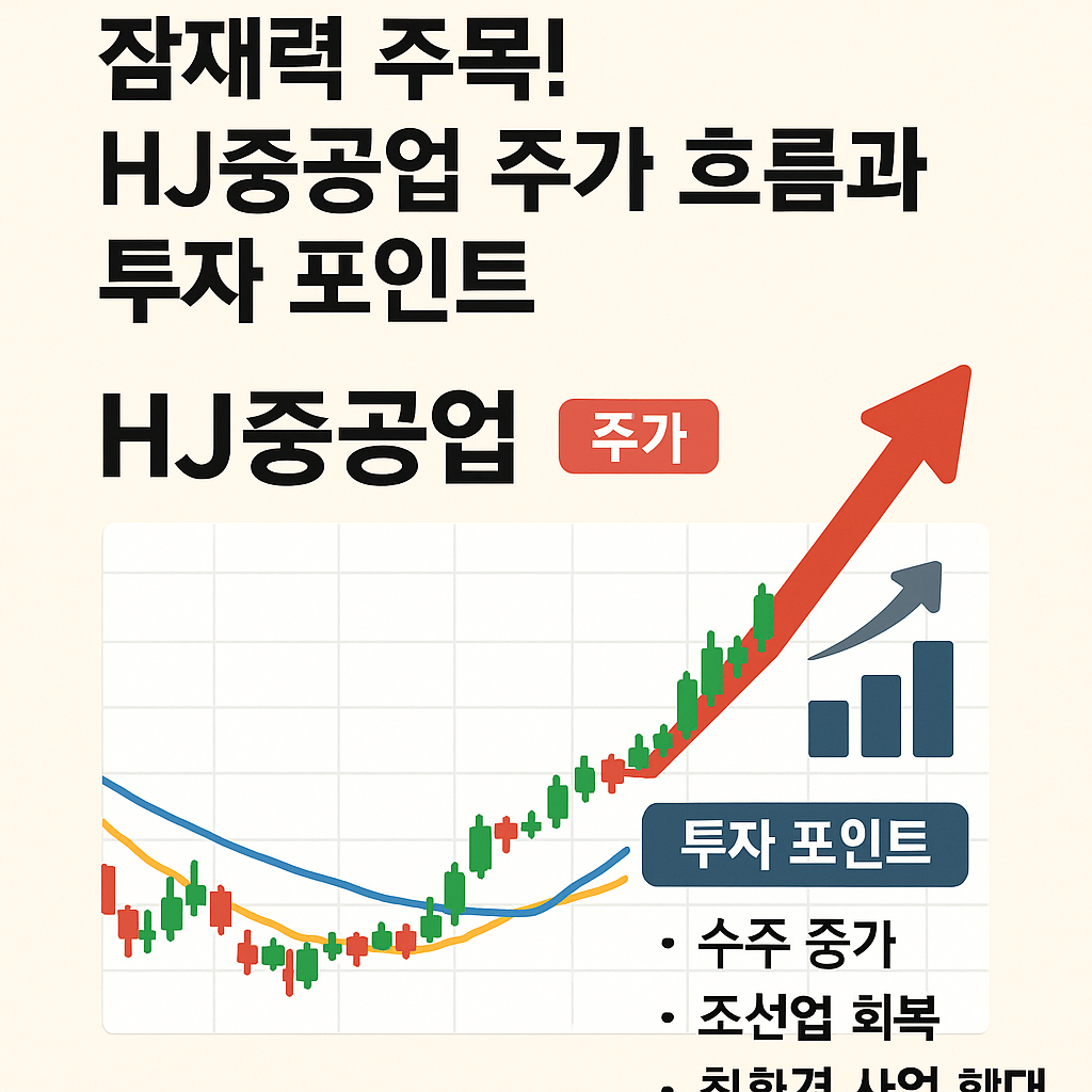 HJ중공업 주가