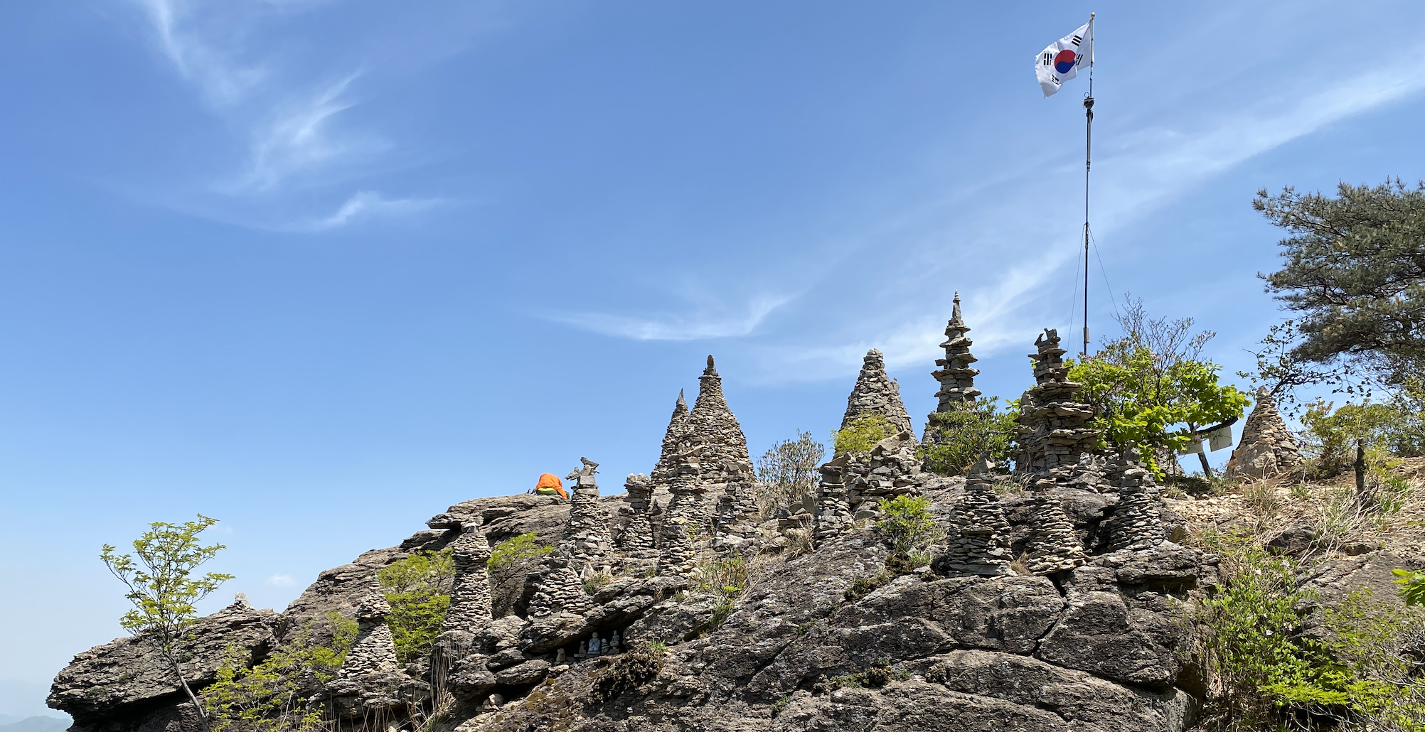 구미 금오산 돌탑