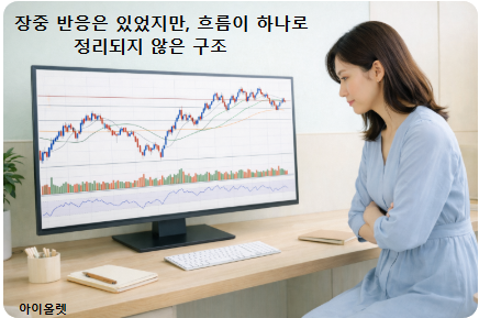 오전 반응과 오후 흐름이 달라지는 장중 구조
