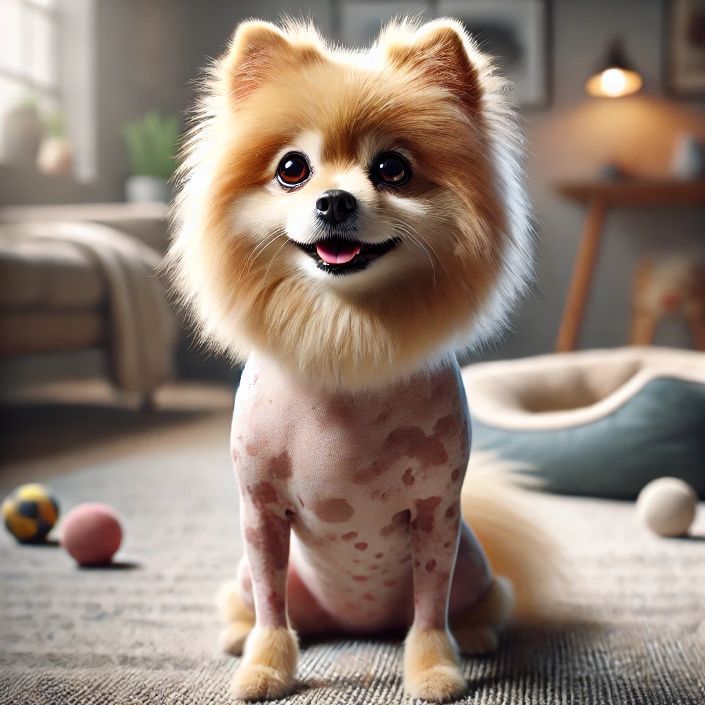 강아지 알로페시아