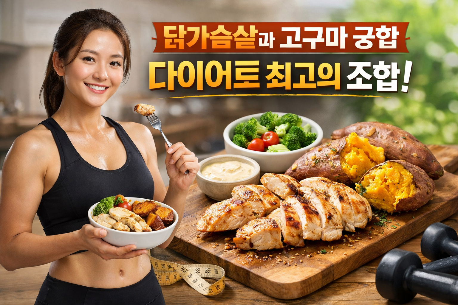 닭가슴살과 고구마 궁합