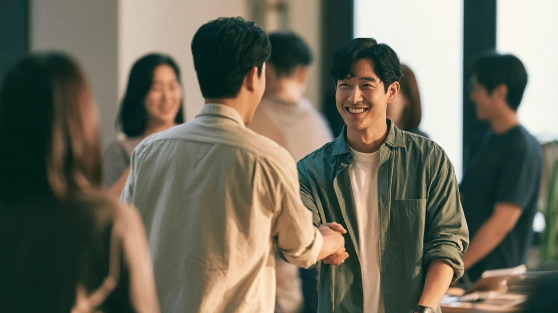 동호회 정보가 부족해 후기를 찾아보며 고민하는 모습