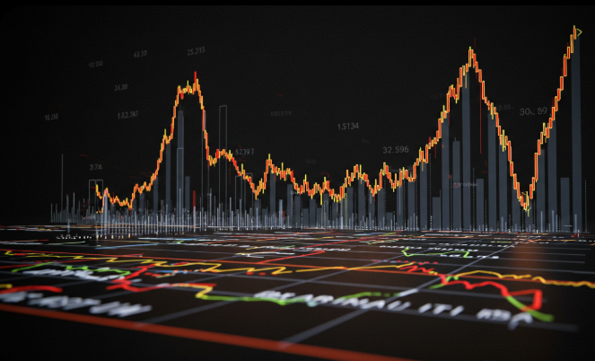 등락을 거듭하는 차트