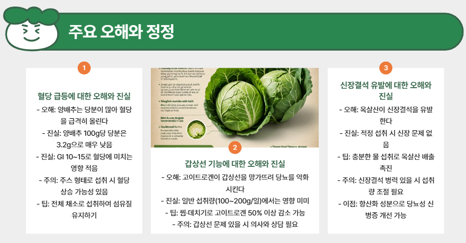 주요 오해와 정정