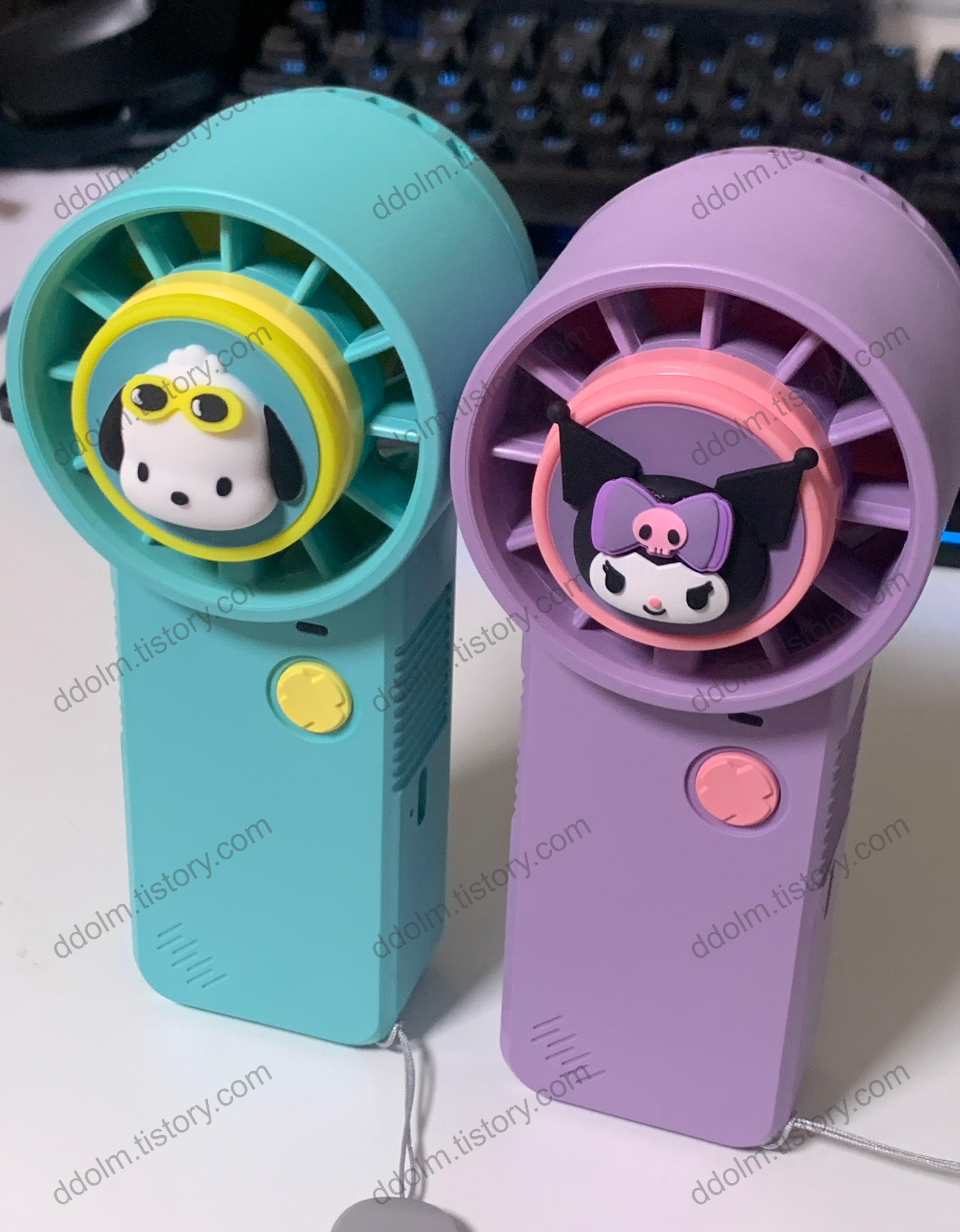 산리오 무선 핸디 선풍기