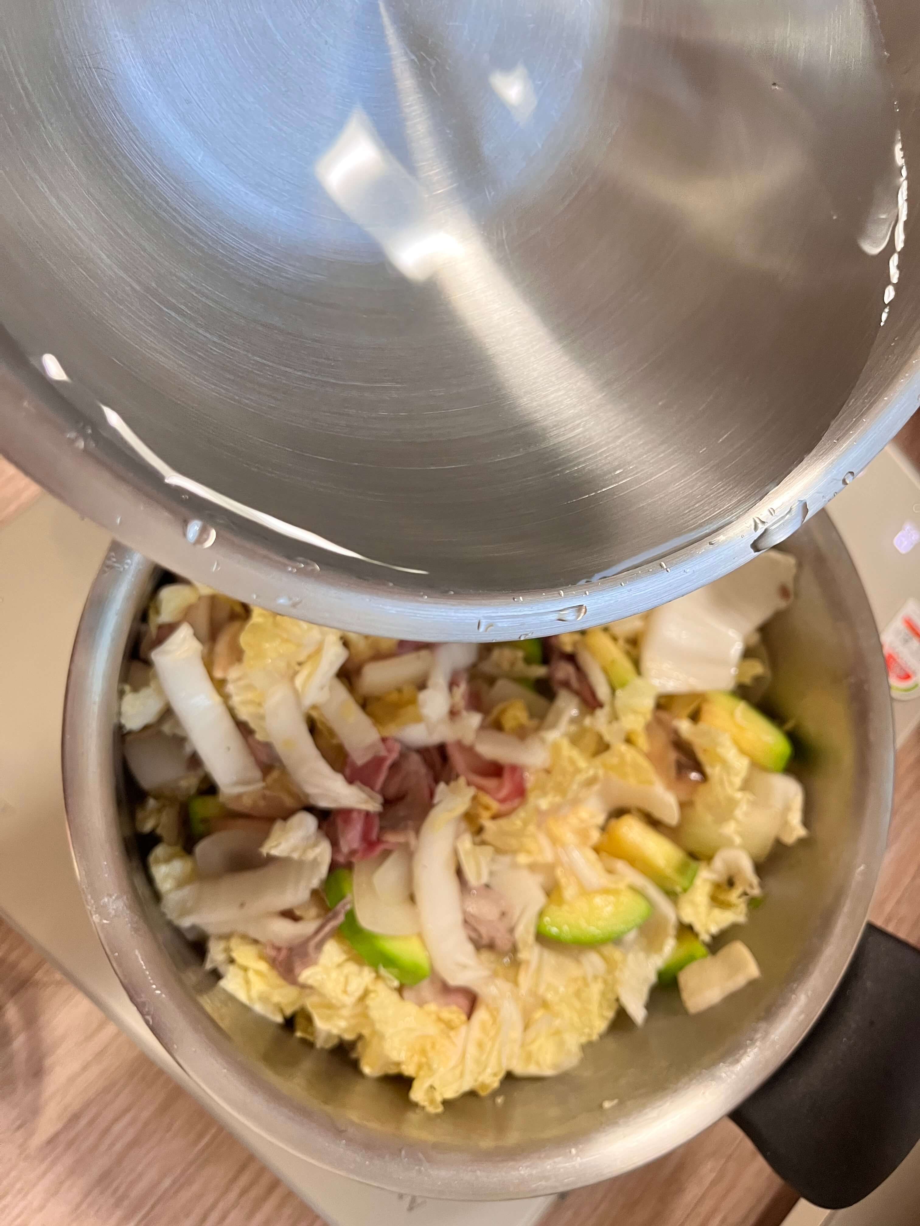 간단한 차돌 알배추 된장찌개