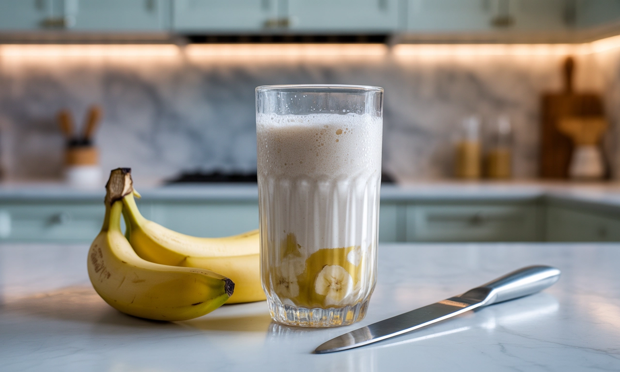 달콤하고 부드러운 간식, 집에서 만드는 바나나우유 레시피