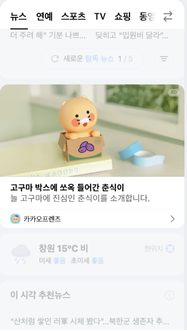카카오 비즈니스 광고 종류 및 설정