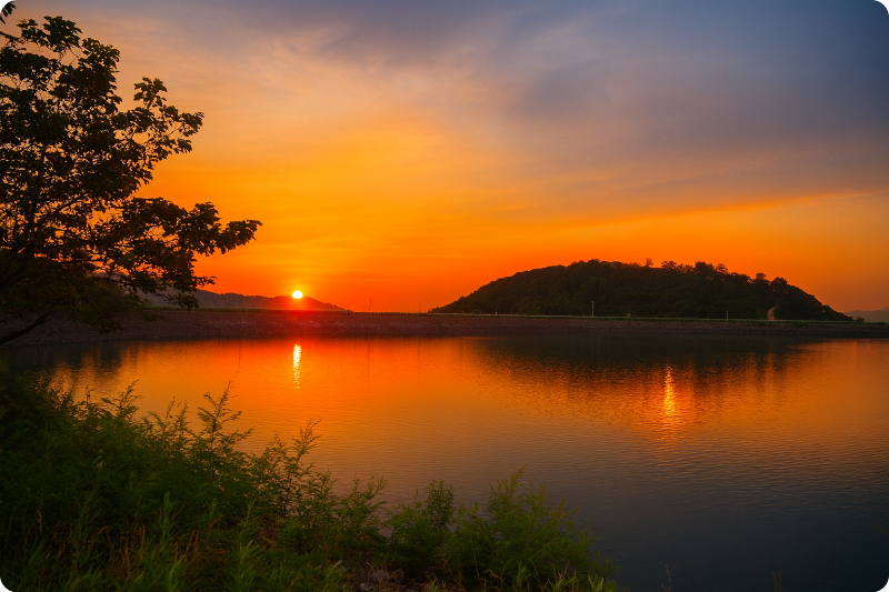 가평 호명호수 새해 일출 해돋이 명소 /출처:가평 관광명소
