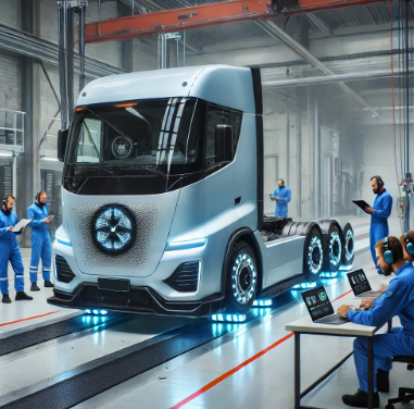 상용트럭 HEV TEST 이미지