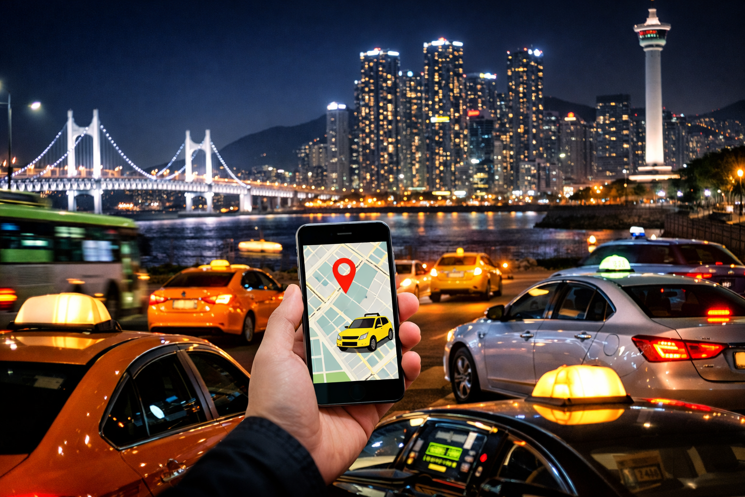 부산 콜택시 전화번호 총정리｜가장 빨리 부르는 방법 (앱 vs 전화 비교) 관련 사진