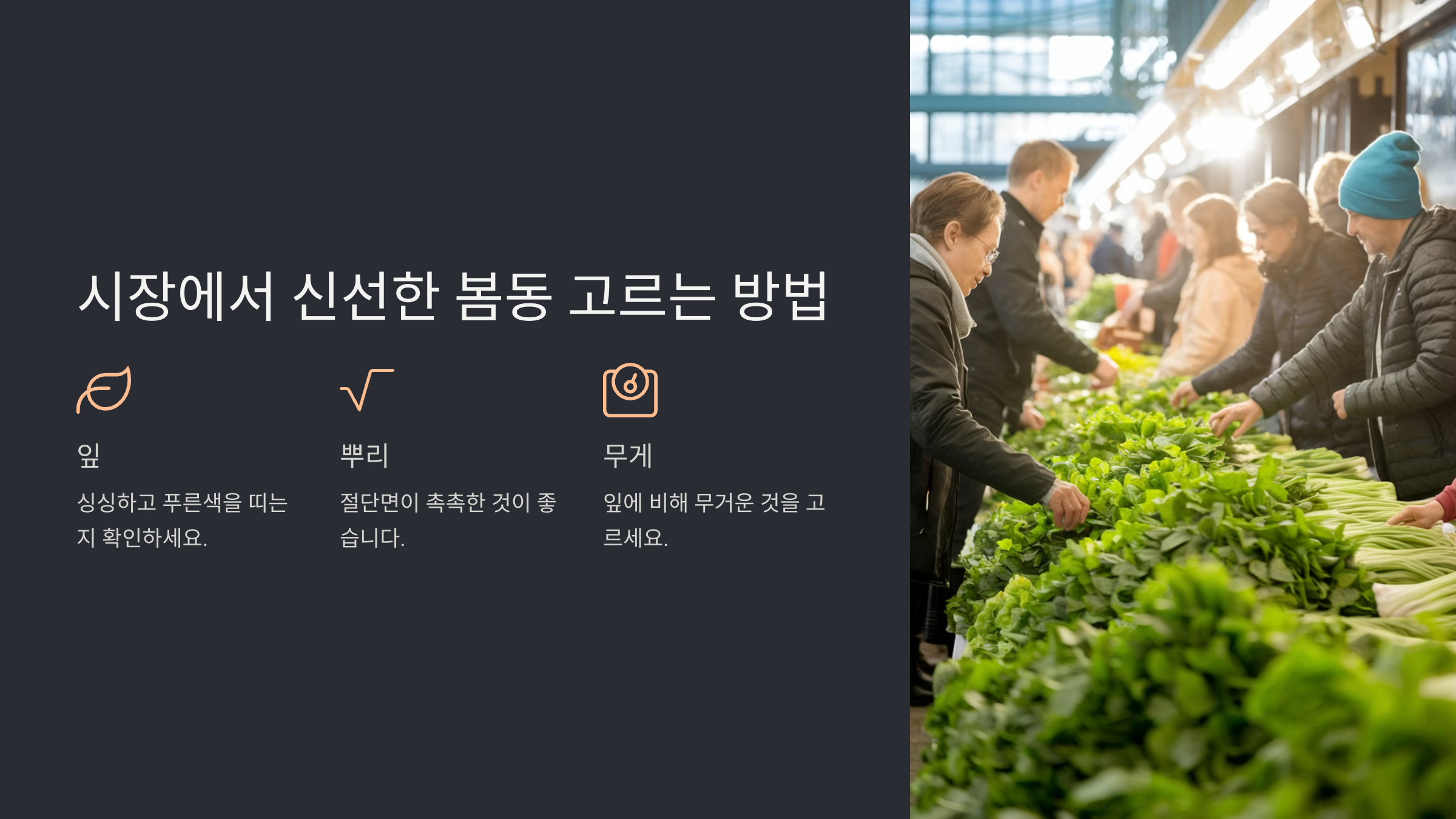 봄동 나물의 영양과 맛있게 즐기는 법