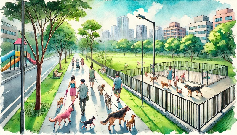 도심 속 반려견 산책하기 좋은 공원 모음