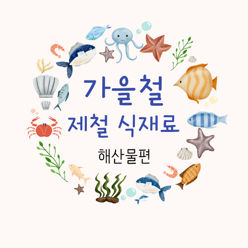 가을제철식재료 해산물 썸네일