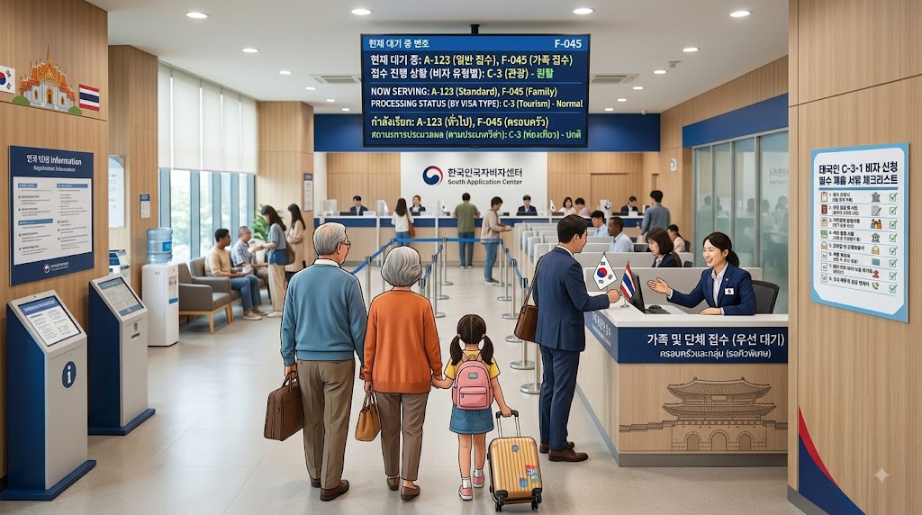 대한민국 비자신청센터 접수 및 심사 절차