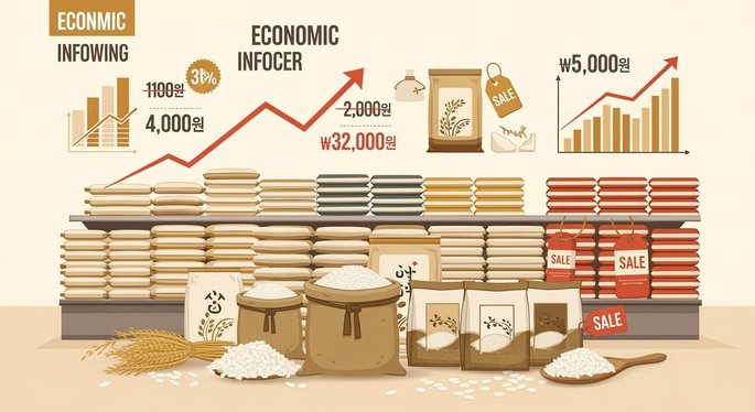쌀값 폭등, 정부 할인 확대