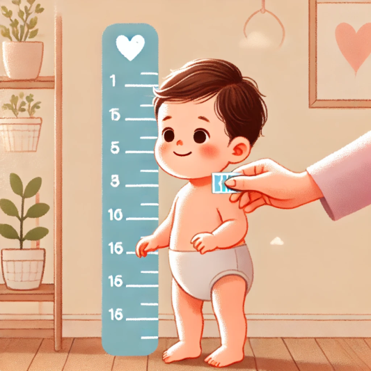 아기 성장상태 측정 계산
