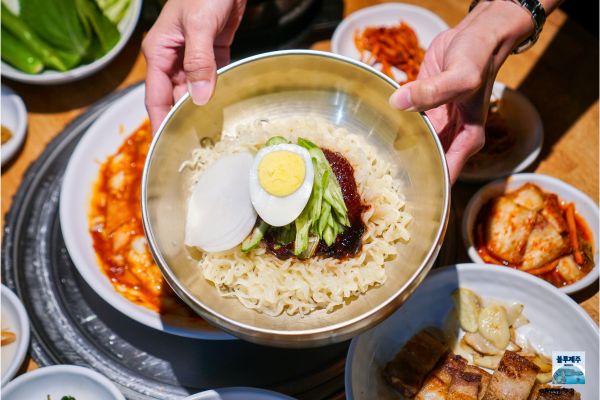 냉면 오이
