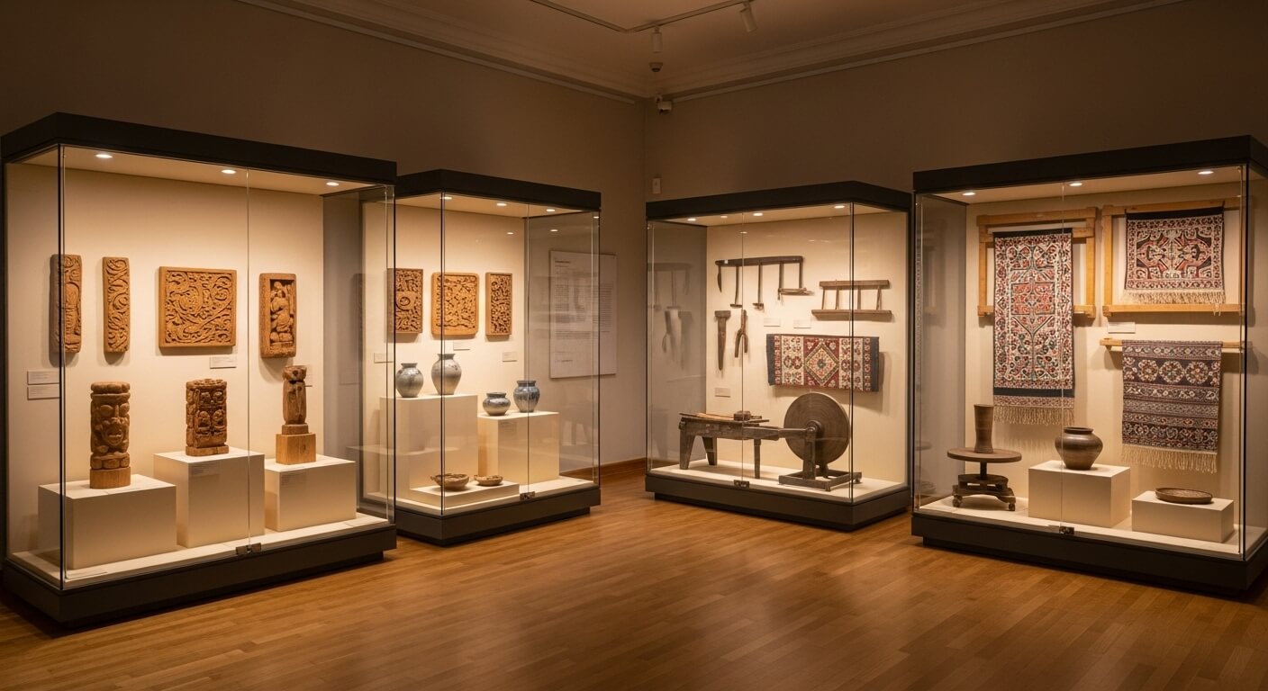 전통기술 전시 관련 사진