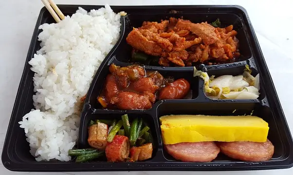 도시락 사진