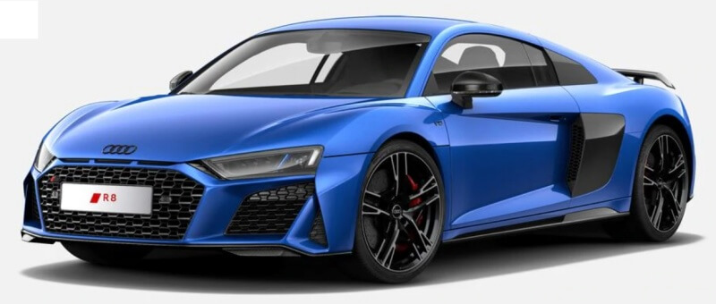 아우디 R8 색상 코드 - Ara Blue(색상 코드 : LX5J)