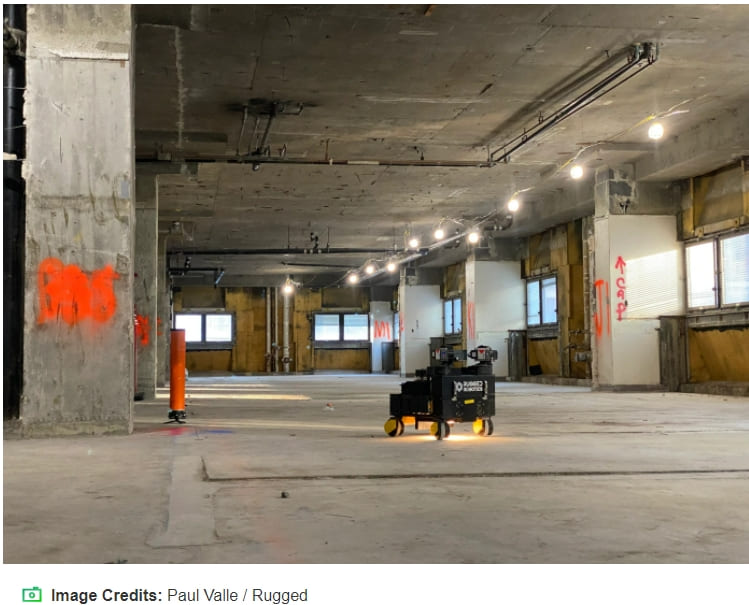 똑똑한 건물 배치 로봇 VIDEO: Rugged&rsquo;s construction layout robots land $9.4M
