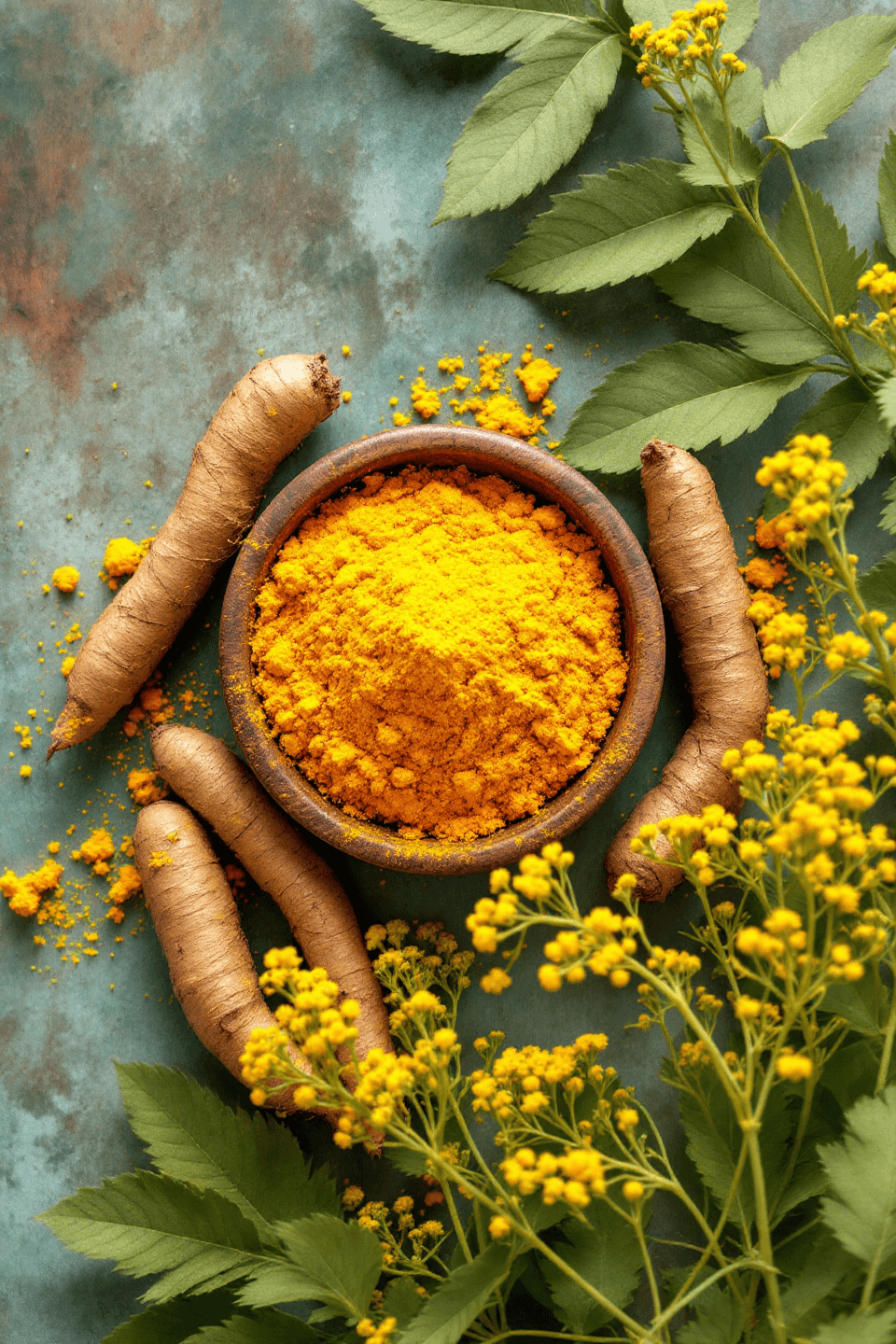 강황가루 사진입니다.