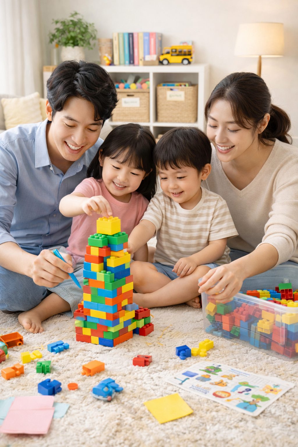 아이와 함께하는 주말 집 활동 관련 사진