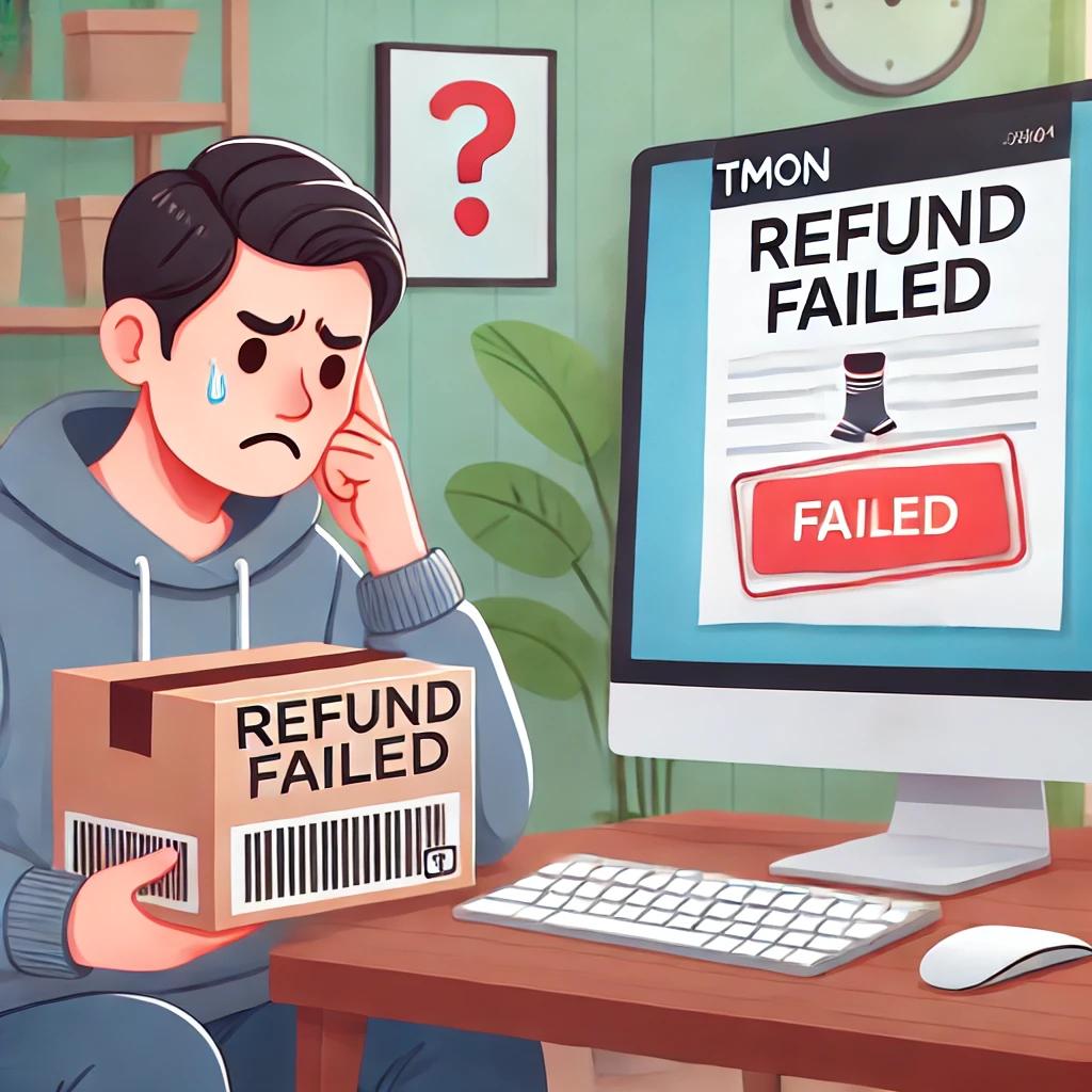 티몬 환불 실패