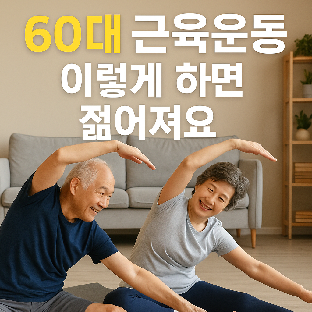 60대 근육운동 이렇게 하면 10년은 젊어진다 중년 근육 회복법