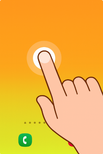 방법 1: 홈화면에서 빈 공간 길게 터치하기